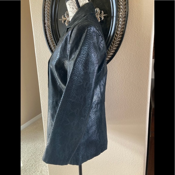 Adler Snakeskin Leather Jacket - Picture 2 of 6